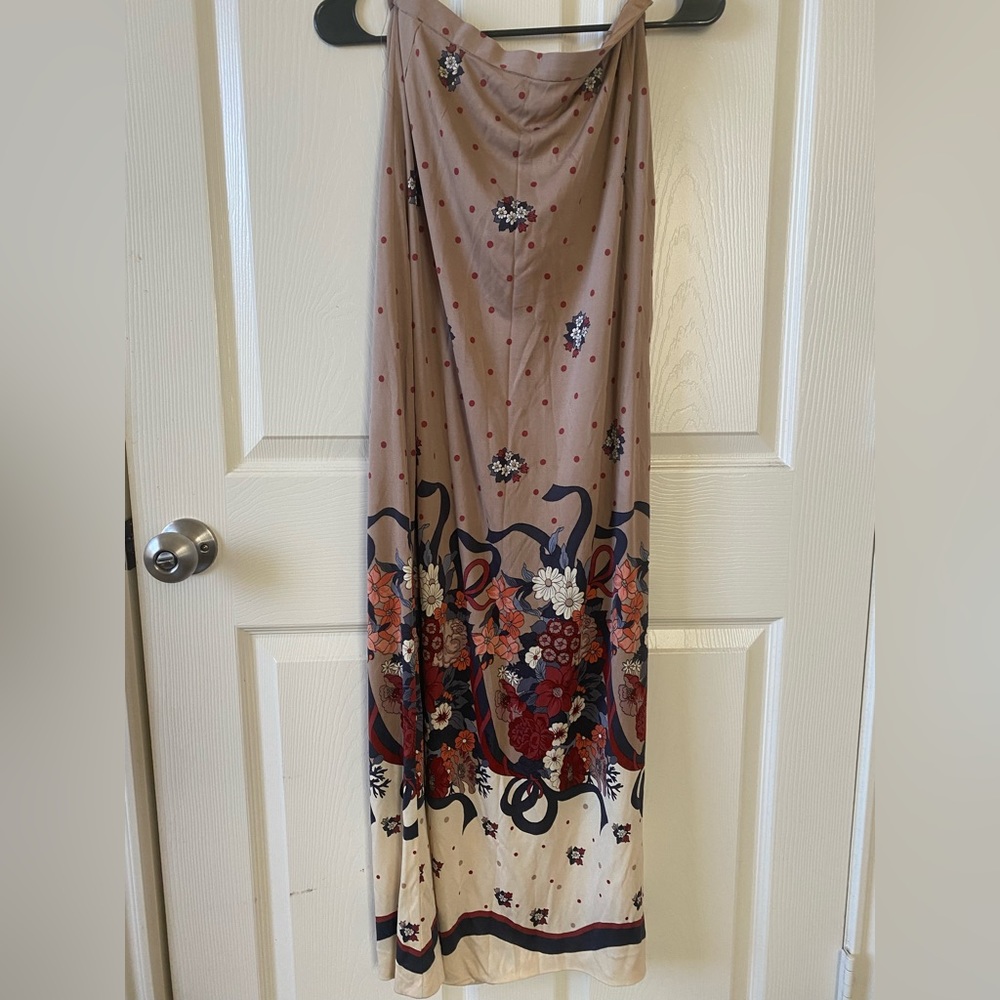 Italian silk skirt.